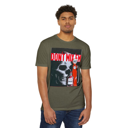 Don't Mix 'Em Skull Gas Pump T-Shirt