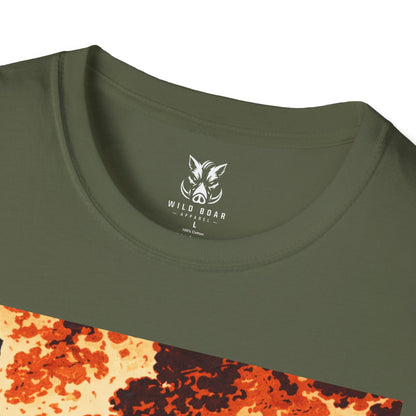 T-Shirt — Nain Rouge with Cityscape (Vintage Apocalyptic Vibe)