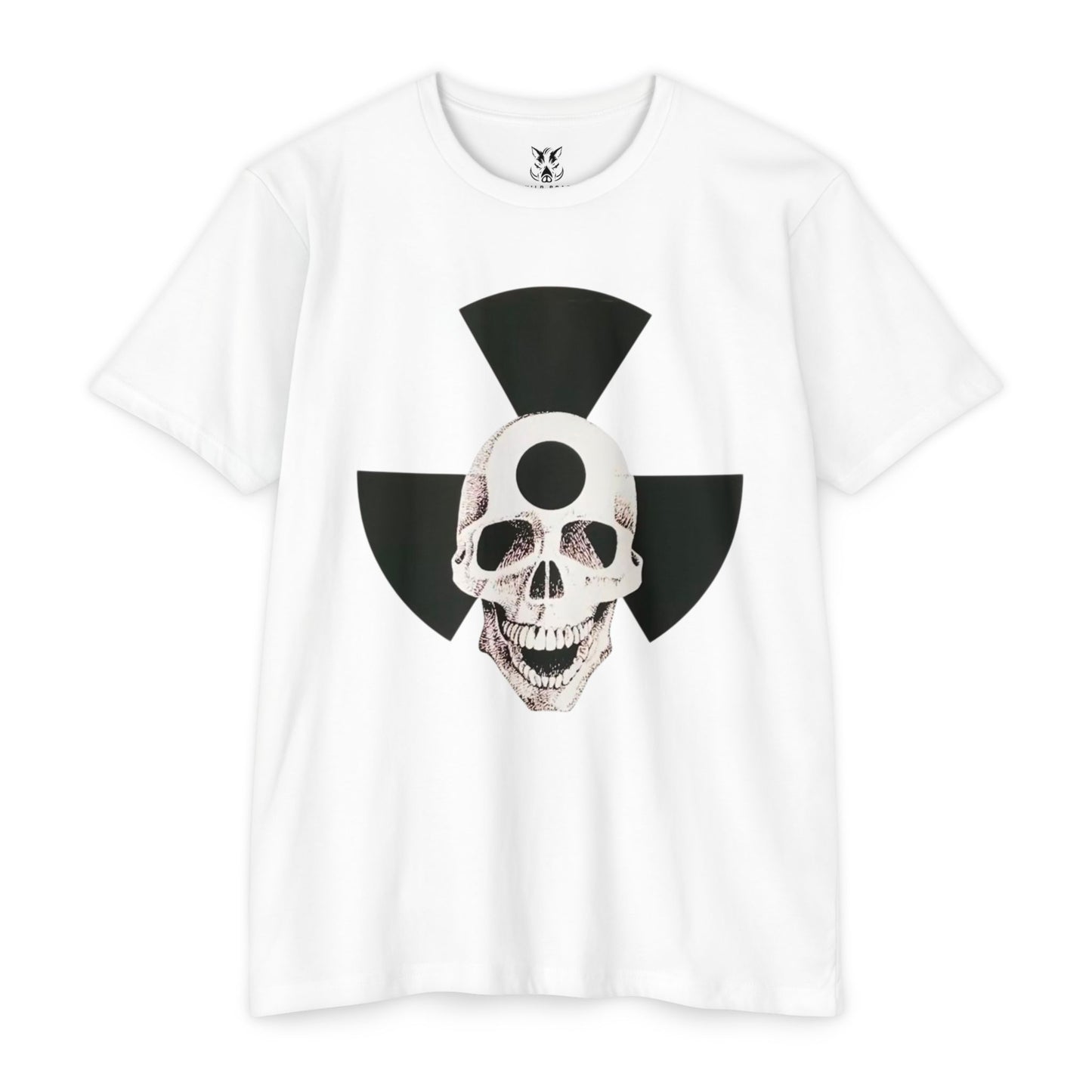 Skull Target T‑Shirt — Retro Radiation Graphic Tee