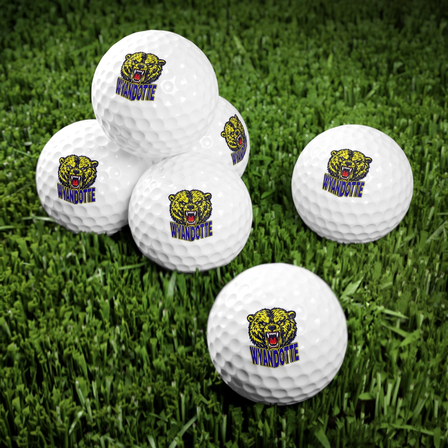 Golf Balls, 6pcs
