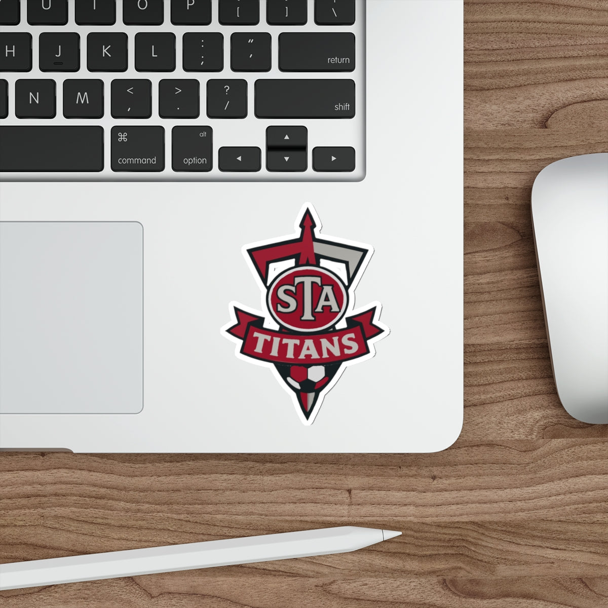 Titans Soccer Logo Die-Cut Sticker — STA School Spirit Decal