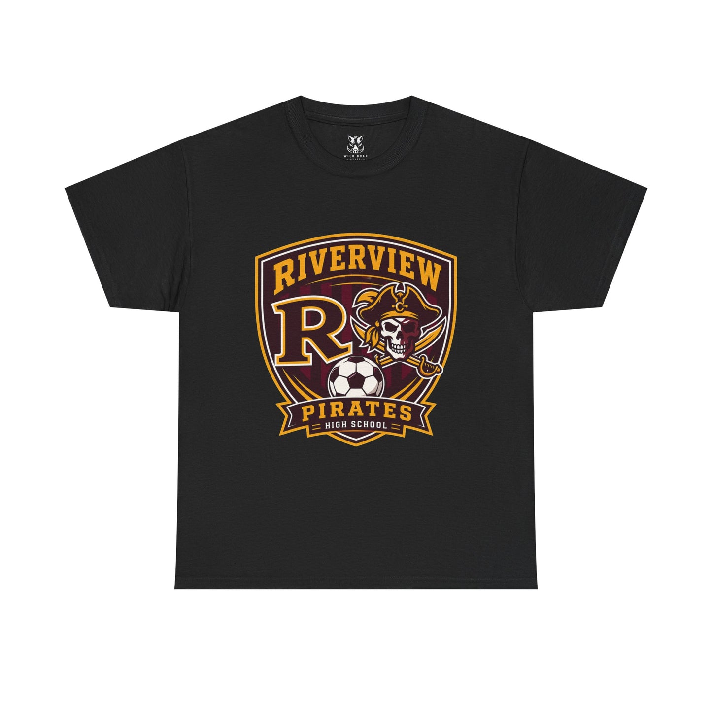 Riverview Pirates Soccer Logo T-Shirt
