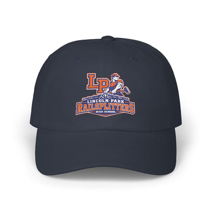 Camo Dad Cap — Lincoln Park Railplitters Vintage Logo