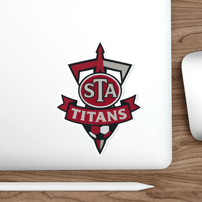Titans Soccer Logo Die-Cut Sticker — STA School Spirit Decal