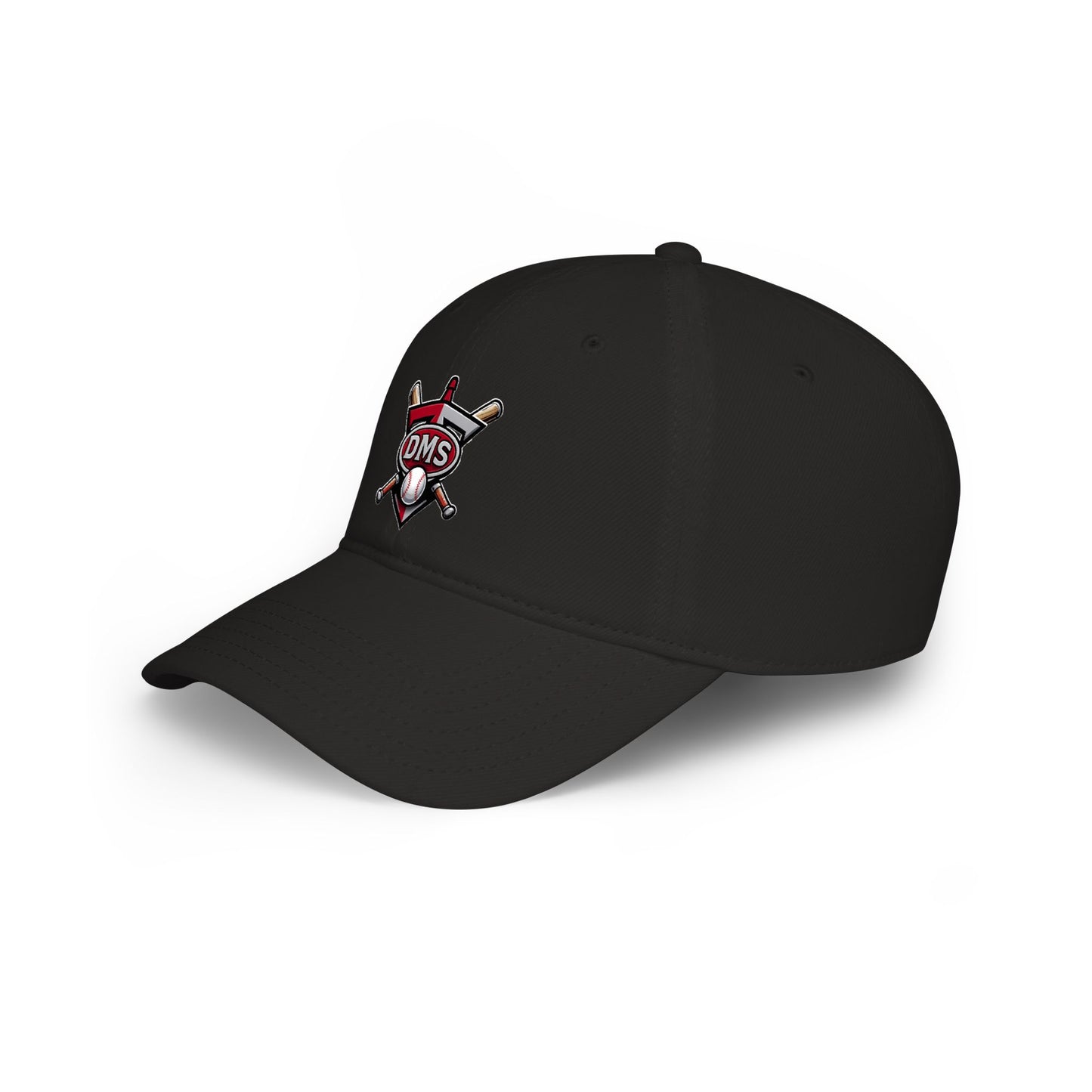 DMS Baseball Low-Profile Cap – Embroidered Bat & Ball Logo