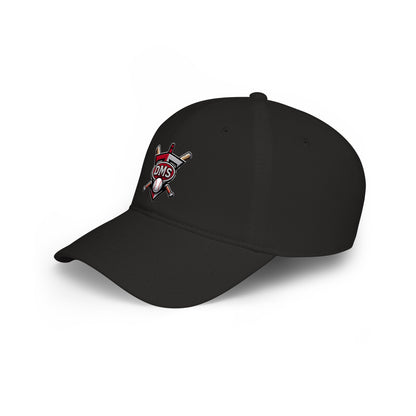 DMS Baseball Low-Profile Cap – Embroidered Bat & Ball Logo