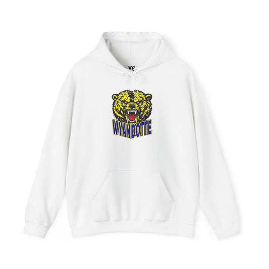 Wyandotte Roaring Bear Hoodie — Vintage Mascot Sweatshirt