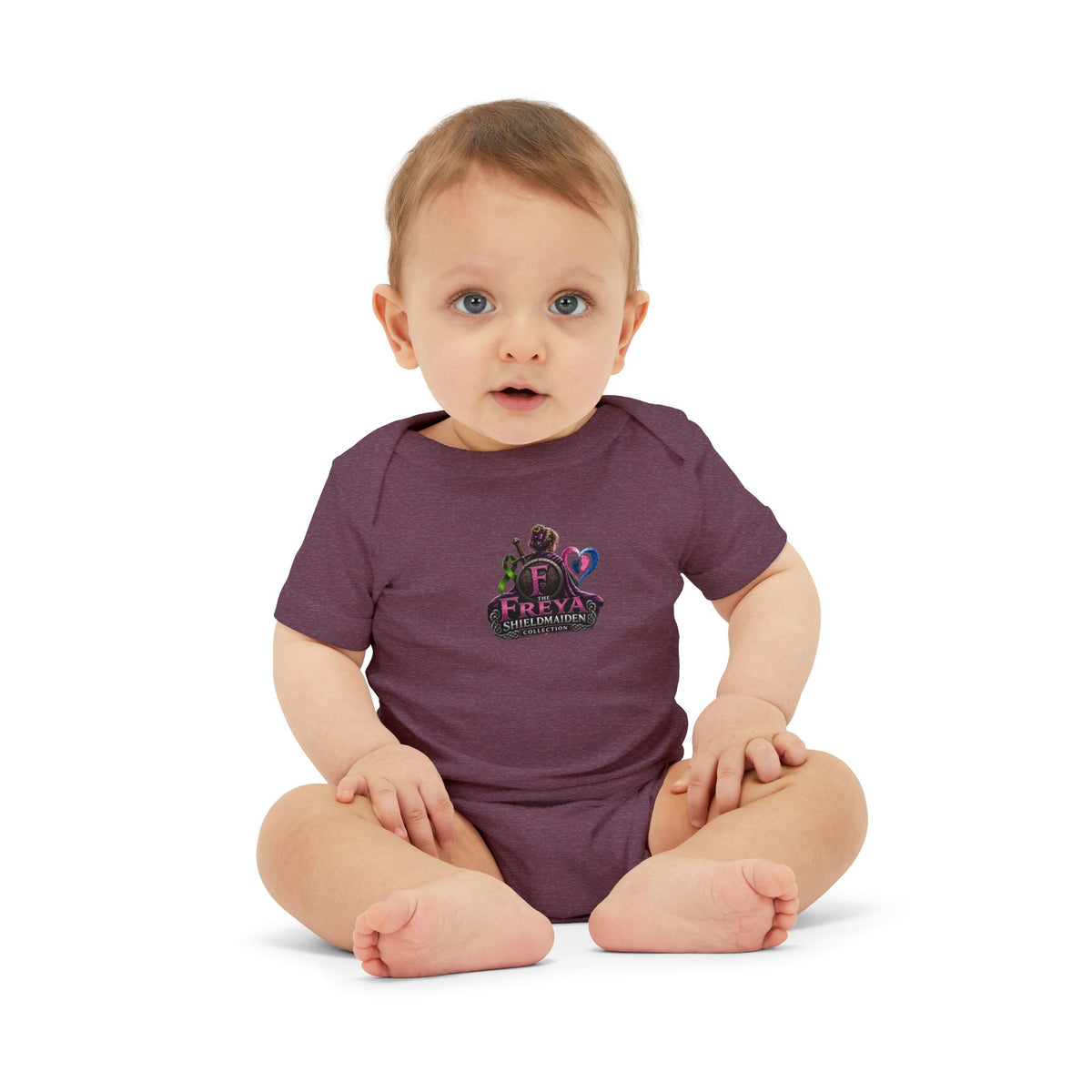 Infant Onesie with 'Freya' Cute Baby Bodysuit