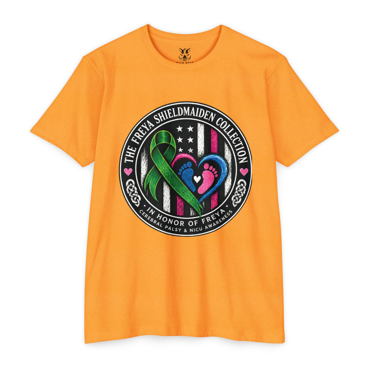Shieldmaiden Tribute T-Shirt — 'The Freya Shieldmaiden Collection' Memorial Design