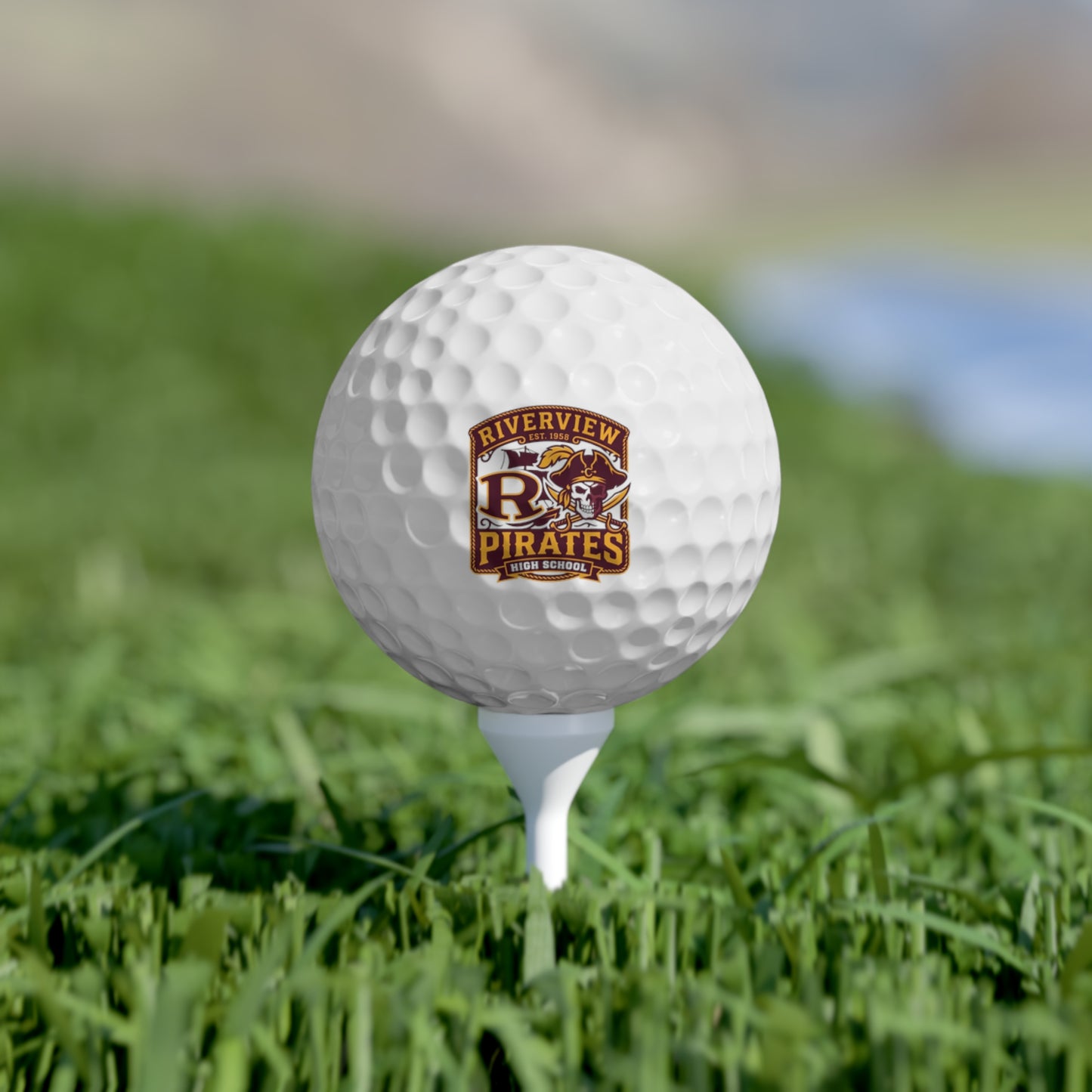 Riverview Pirates Golf Balls, 6pcs