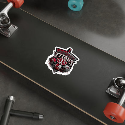 Southgate Titans Die-Cut Sticker — School Football Logo Sticker