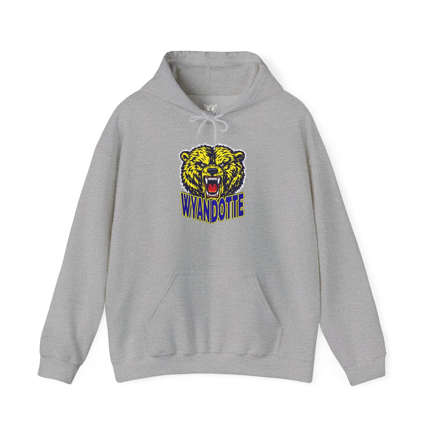 Wyandotte Roaring Bear Hoodie — Vintage Mascot Sweatshirt