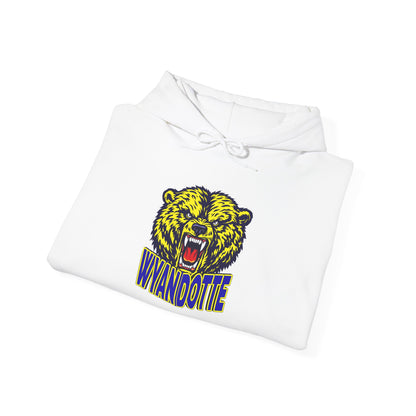 Wyandotte Roaring Bear Hoodie — Vintage Mascot Sweatshirt