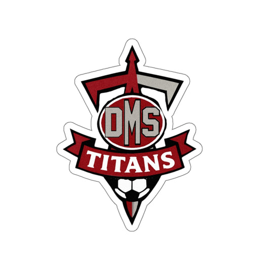 DMS Titans Die-Cut Sticker — Soccer Team Logo Decal