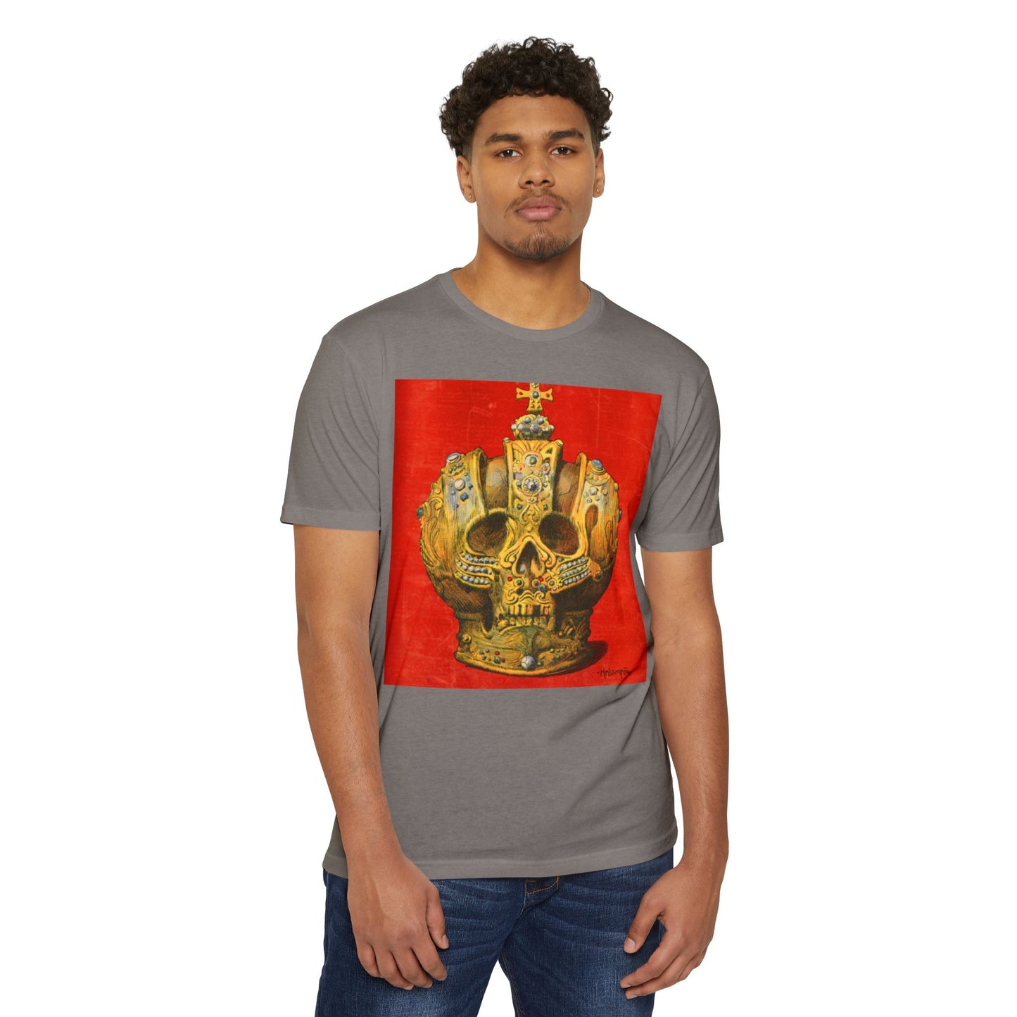 Skull Crown T-Shirt — Gothic Royalty Graphic Tee