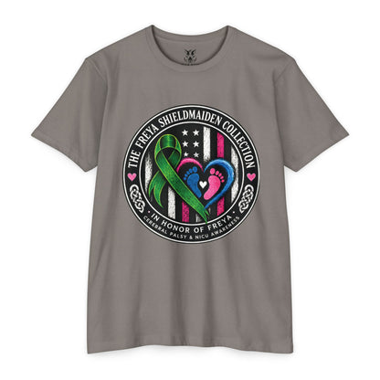 Shieldmaiden Tribute T-Shirt — 'The Freya Shieldmaiden Collection' Memorial Design