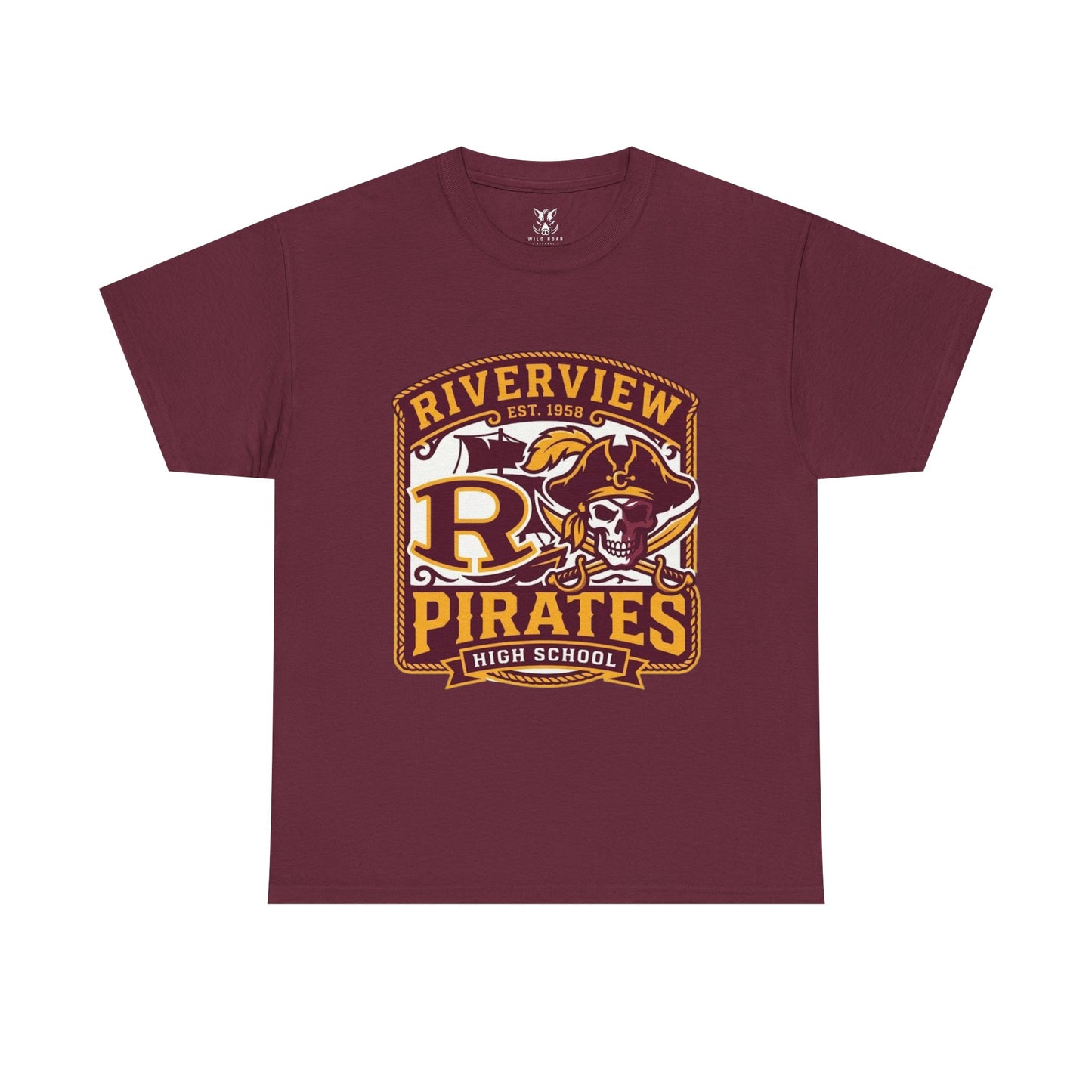 Riverview Pirates High School — Vintage School T-Shirt
