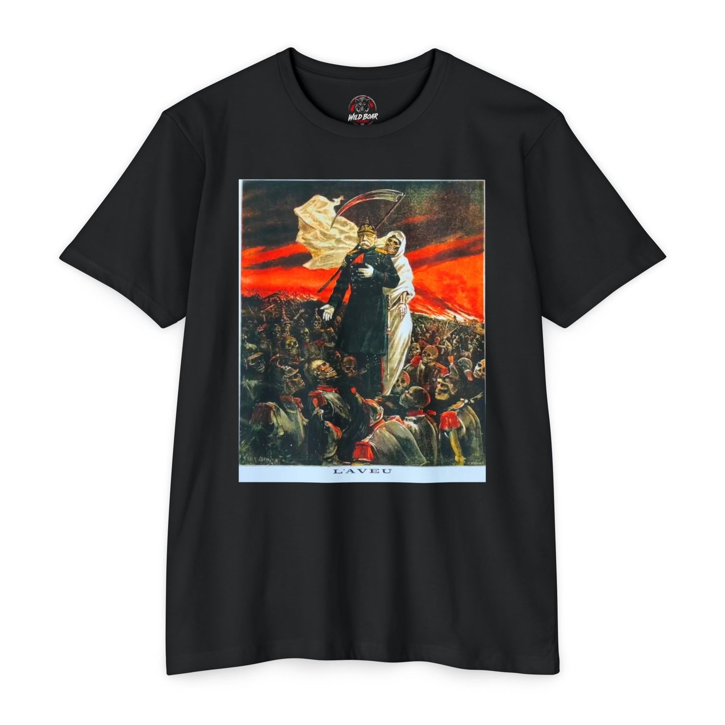 Vintage WWI War Print (The Confession)