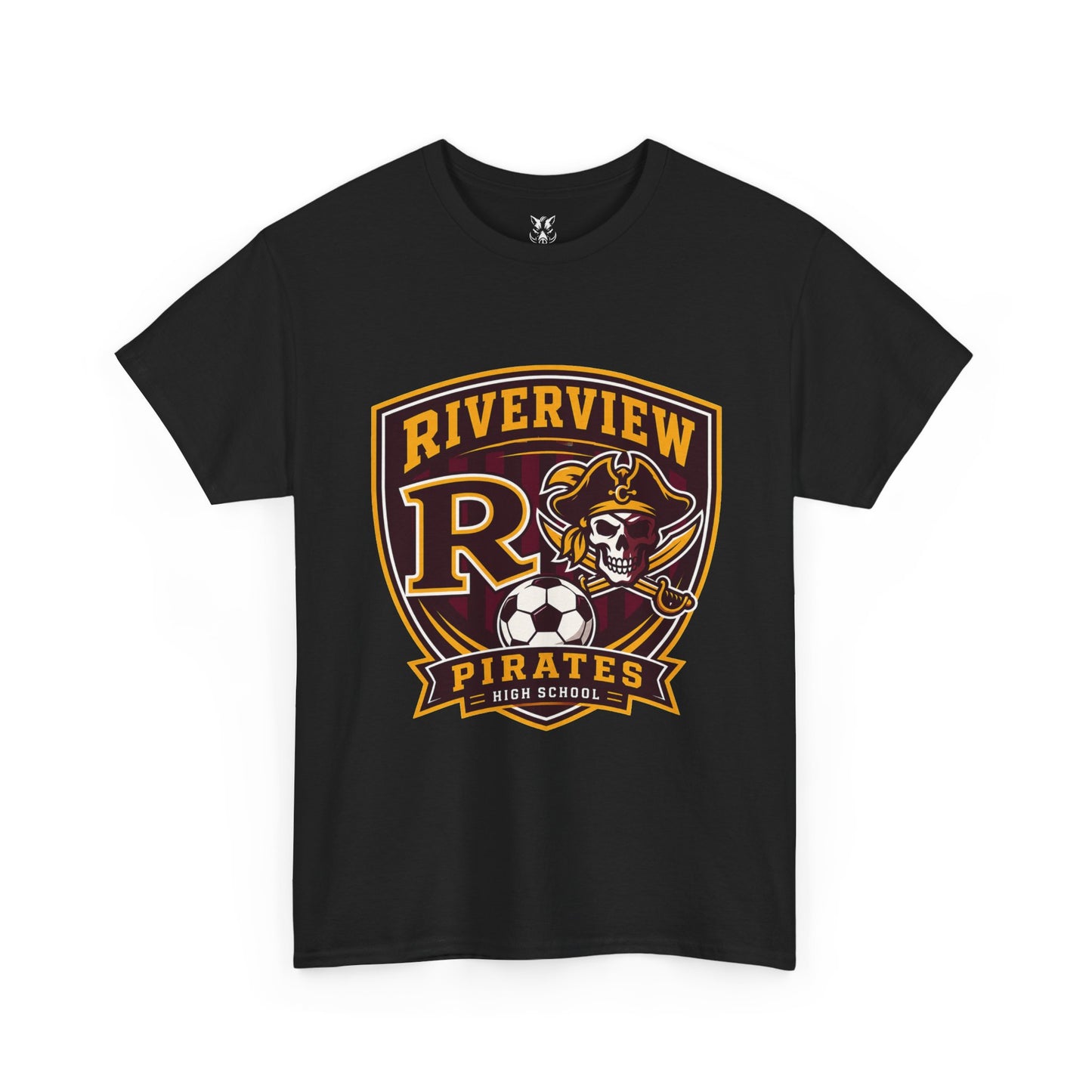 Riverview Pirates Soccer Logo T-Shirt