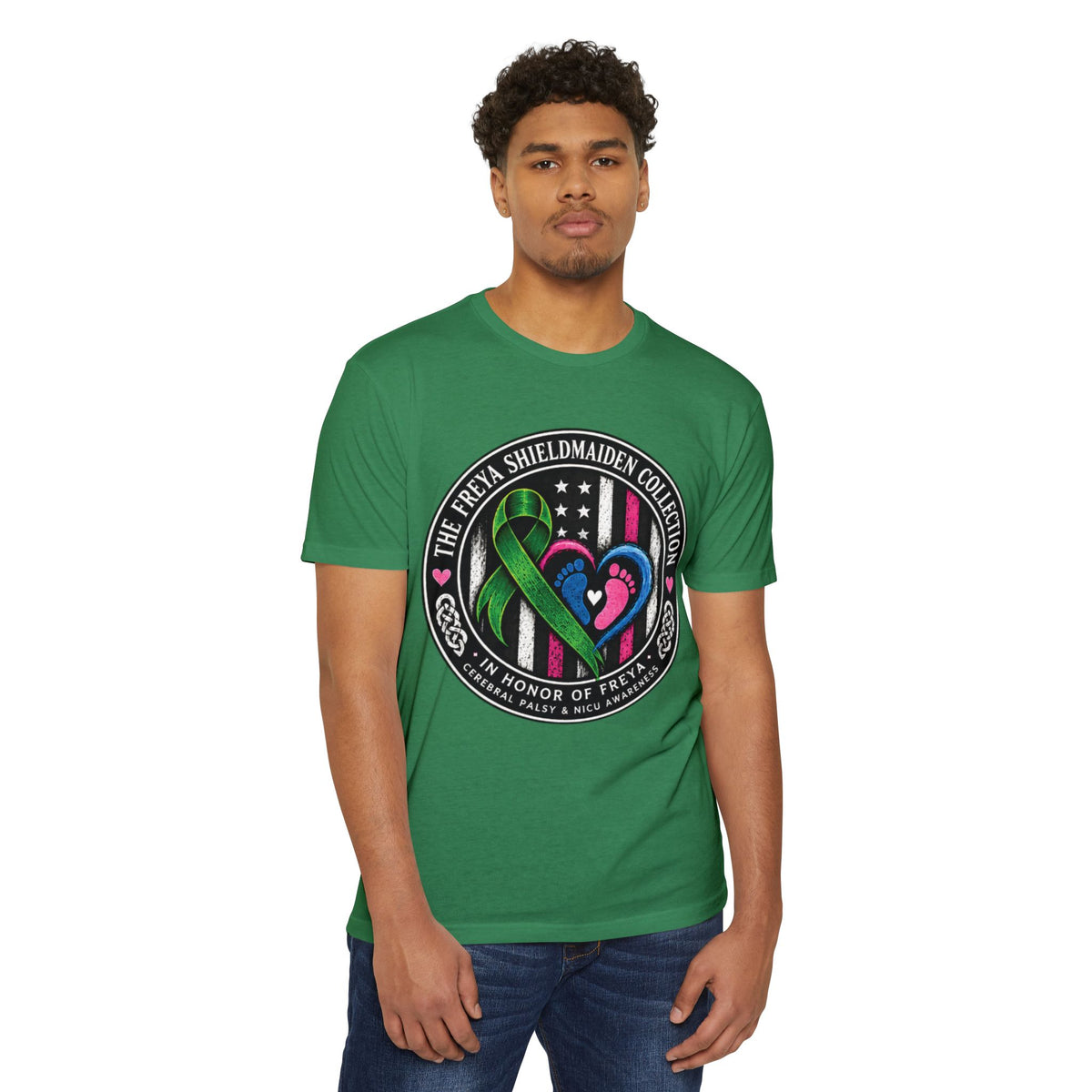 Shieldmaiden Tribute T-Shirt — 'The Freya Shieldmaiden Collection' Memorial Design