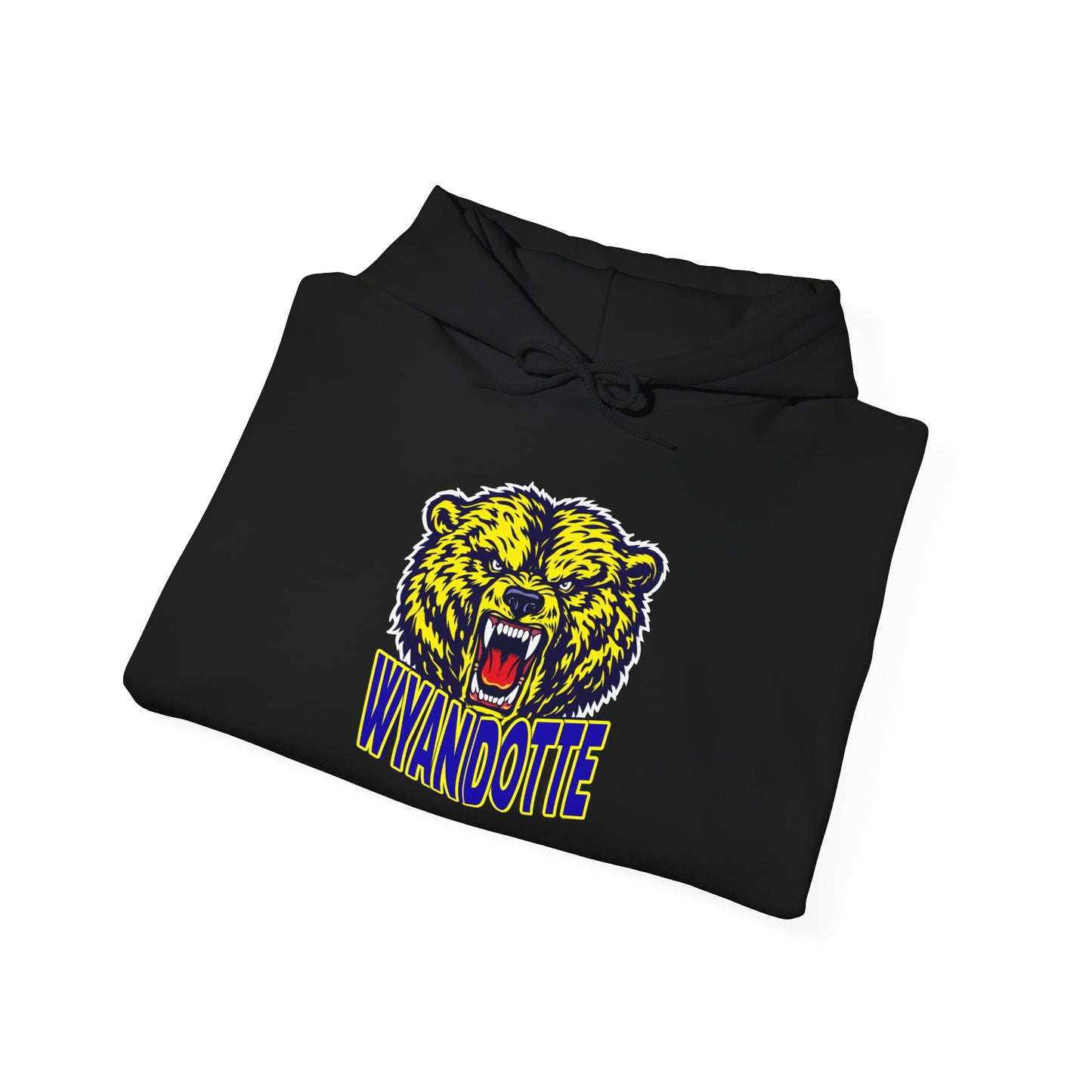 Wyandotte Roaring Bear Hoodie — Vintage Mascot Sweatshirt