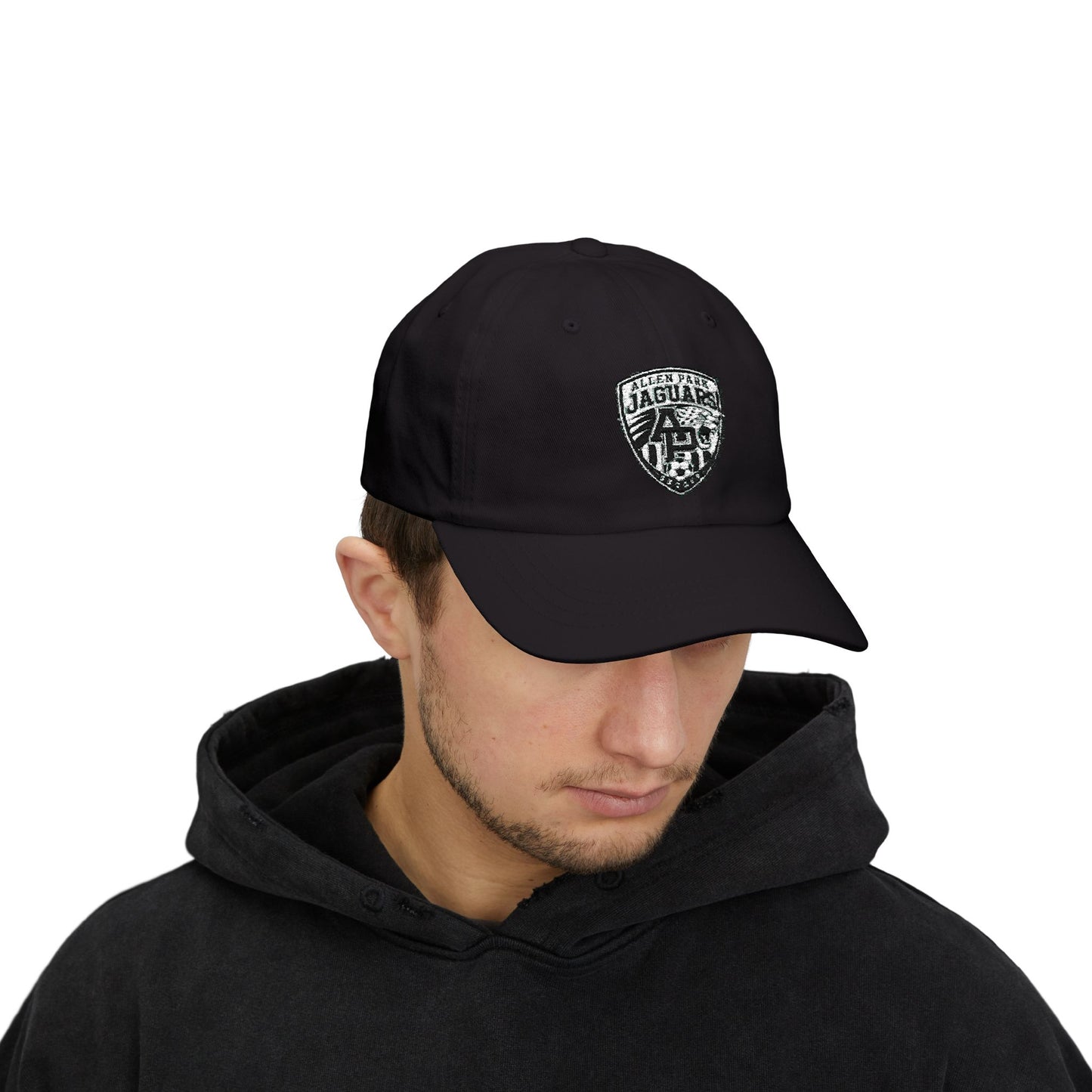 Jaguar Shield Dad Cap — Vintage Allen Park Emblem Hat