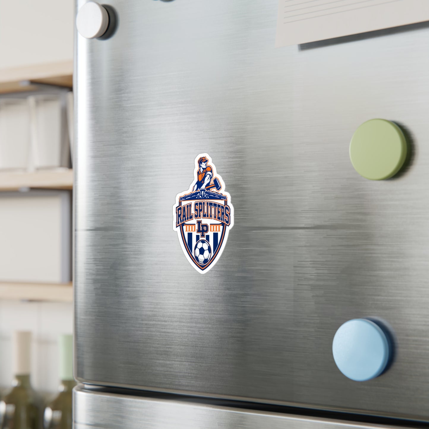 Rail Splitters Soccer Logo Kiss-Cut Vinyl Sticker