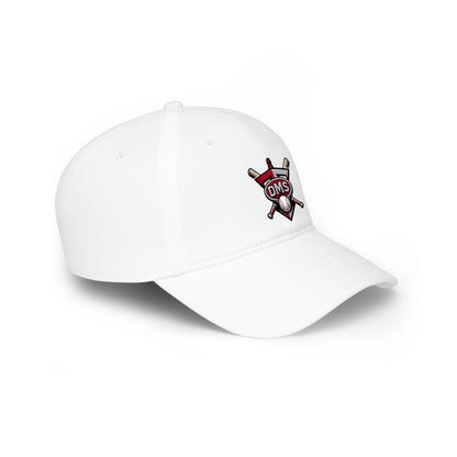 DMS Baseball Low-Profile Cap – Embroidered Bat & Ball Logo