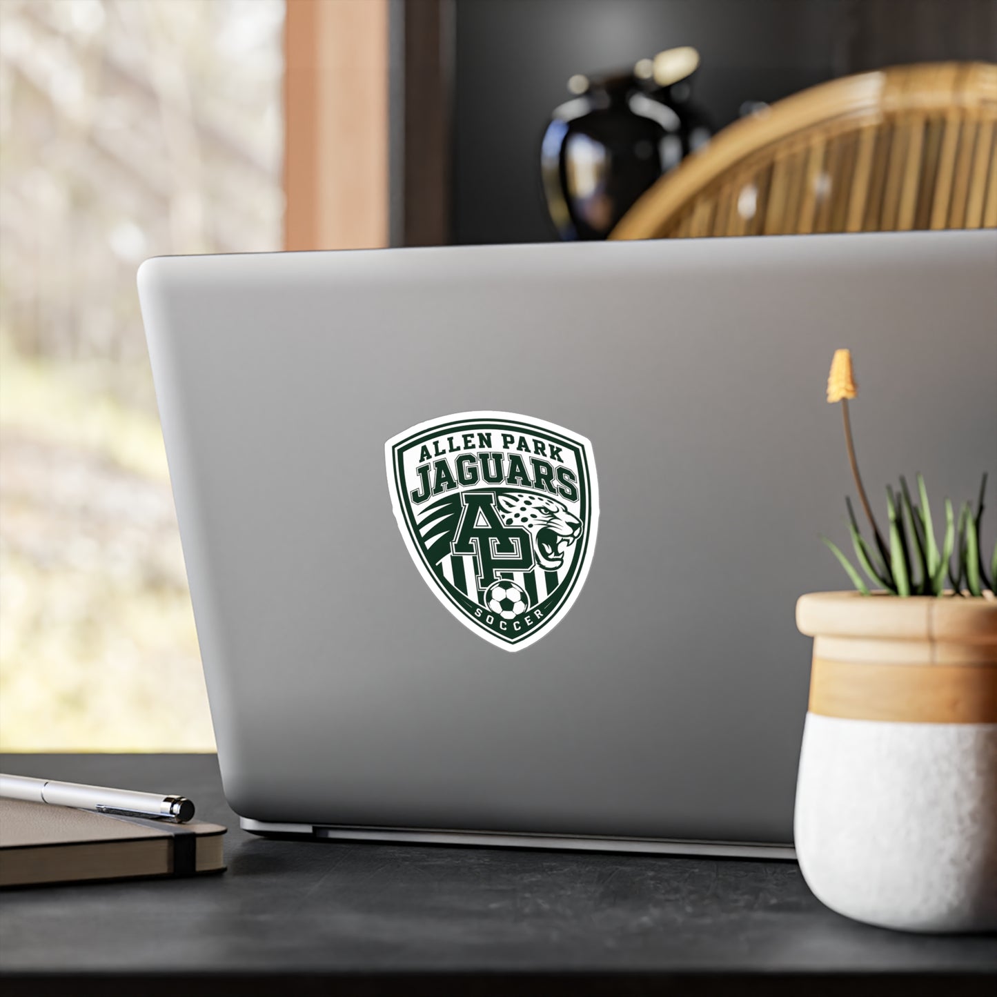Allen Park Jaguars Soccer Vinyl Sticker — Kiss-Cut Decal
