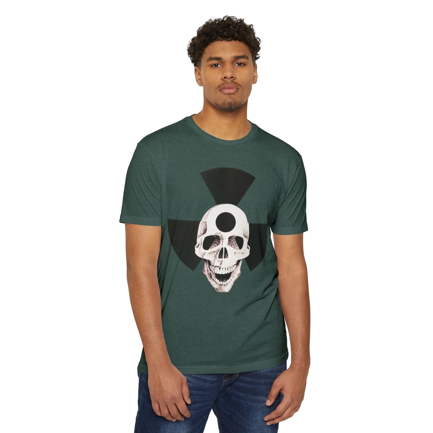 Skull Target T‑Shirt — Retro Radiation Graphic Tee