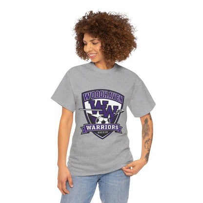 Woodhaven Warriors Soccer T-Shirt — Crest Logo Youth & Adult Team Tee