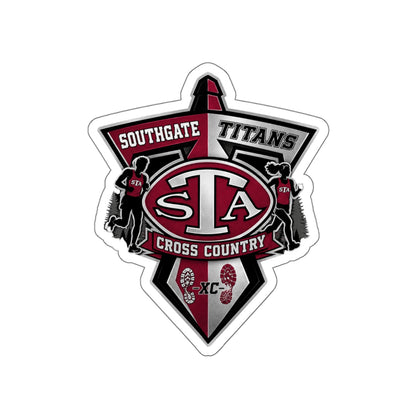 Southgate Titans Cross Country Die-Cut Sticker
