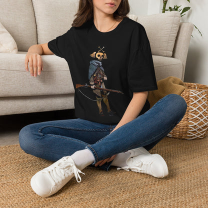 Skull Archer T-Shirt — Memento Mori - Longhunter 1776 Watercolor Variant