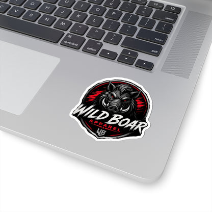 Wild Boar Apparel Sticker Logo Decal for Laptops, Water Bottles & Gear