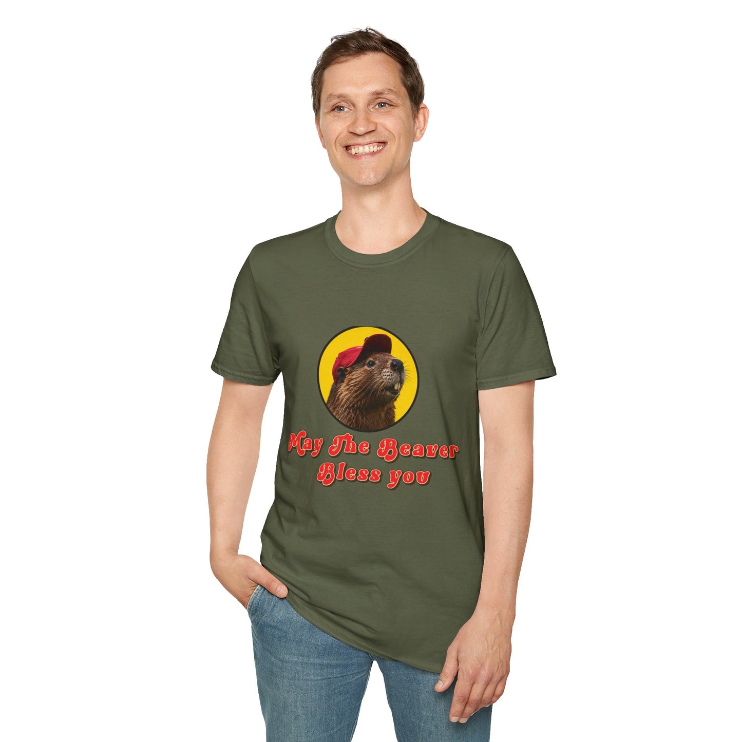 "May the Beaver Bless You" Graphic T-Shirt