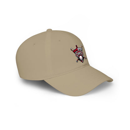 DMS Baseball Low-Profile Cap – Embroidered Bat & Ball Logo