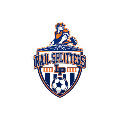 Rail Splitters Soccer Logo Kiss-Cut Vinyl Sticker