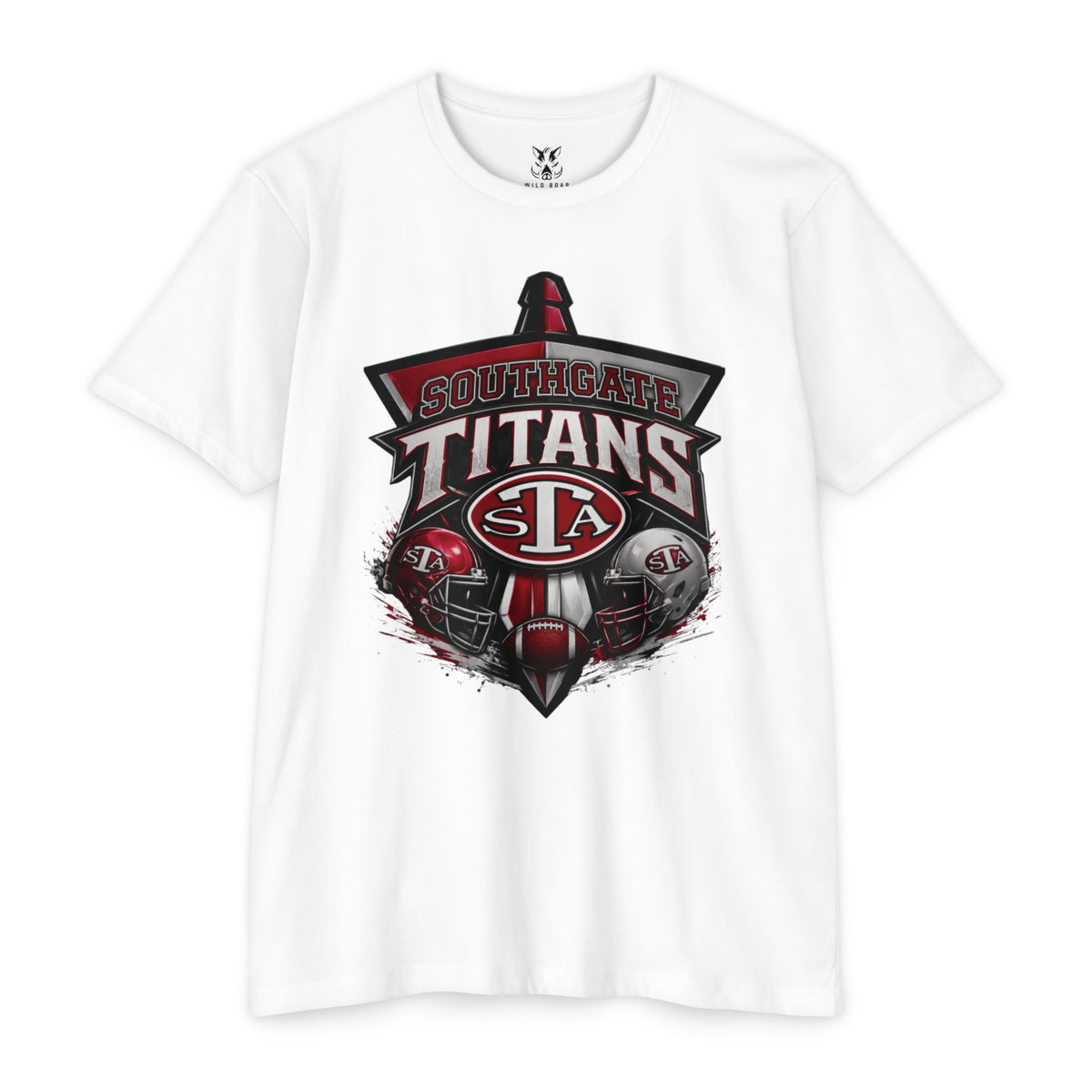 Southgate Titans Football T‑Shirt — High School Team Fan Tee