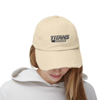 Distressed Titans Soccer Cap — Vintage Athletic Dad Hat