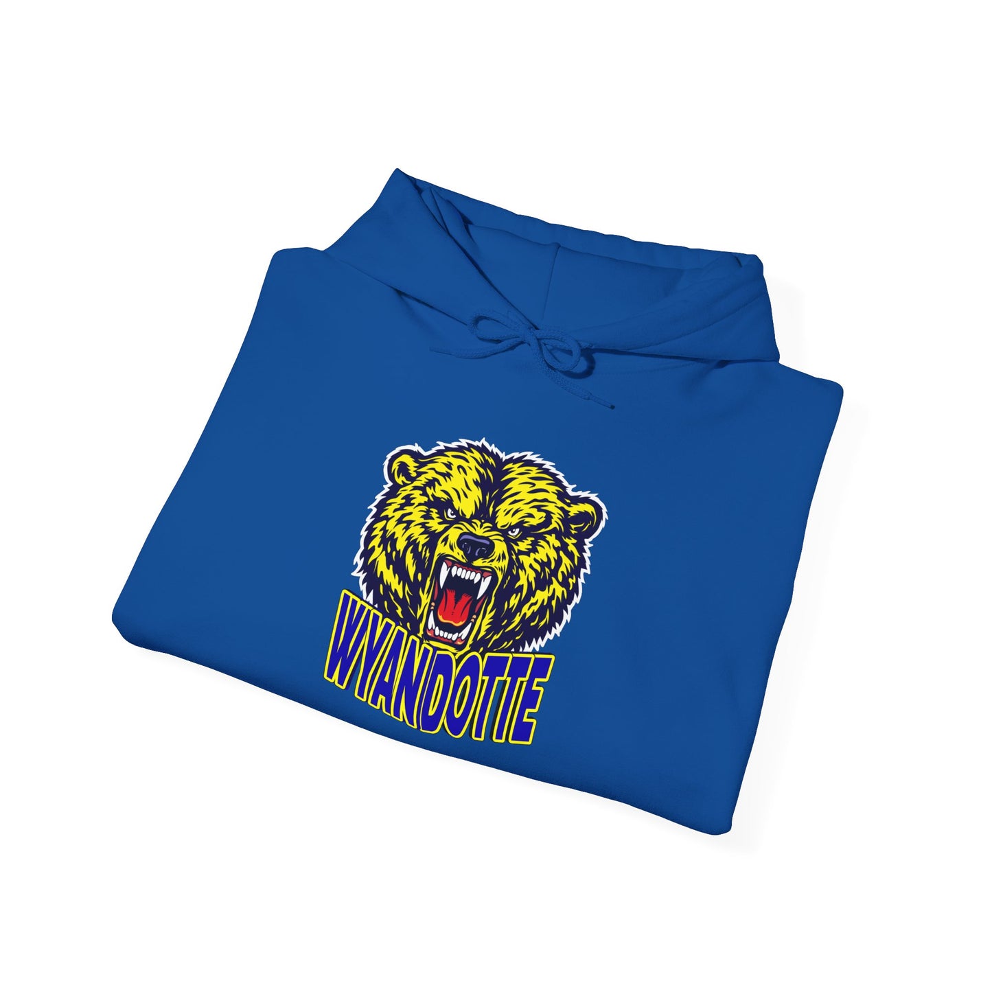 Wyandotte Roaring Bear Hoodie — Vintage Mascot Sweatshirt