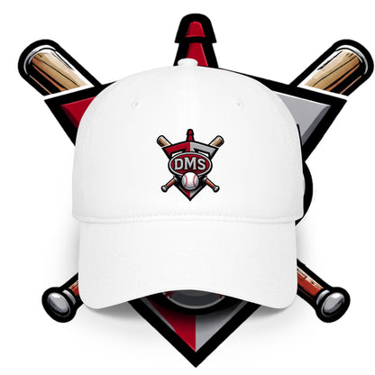 DMS Baseball Low-Profile Cap – Embroidered Bat & Ball Logo