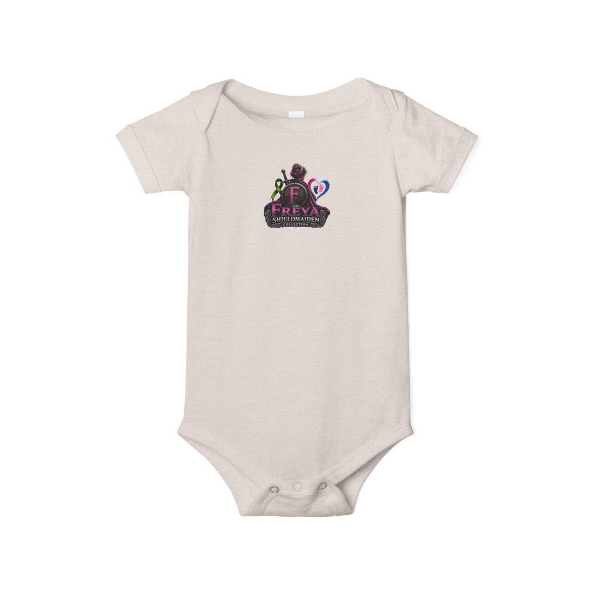 Infant Onesie with 'Freya' Cute Baby Bodysuit