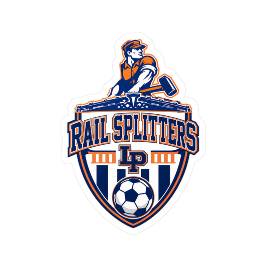 Rail Splitters Soccer Logo Kiss-Cut Vinyl Sticker
