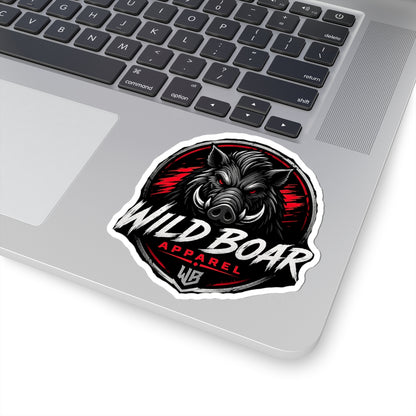 Wild Boar Apparel Sticker Logo Decal for Laptops, Water Bottles & Gear