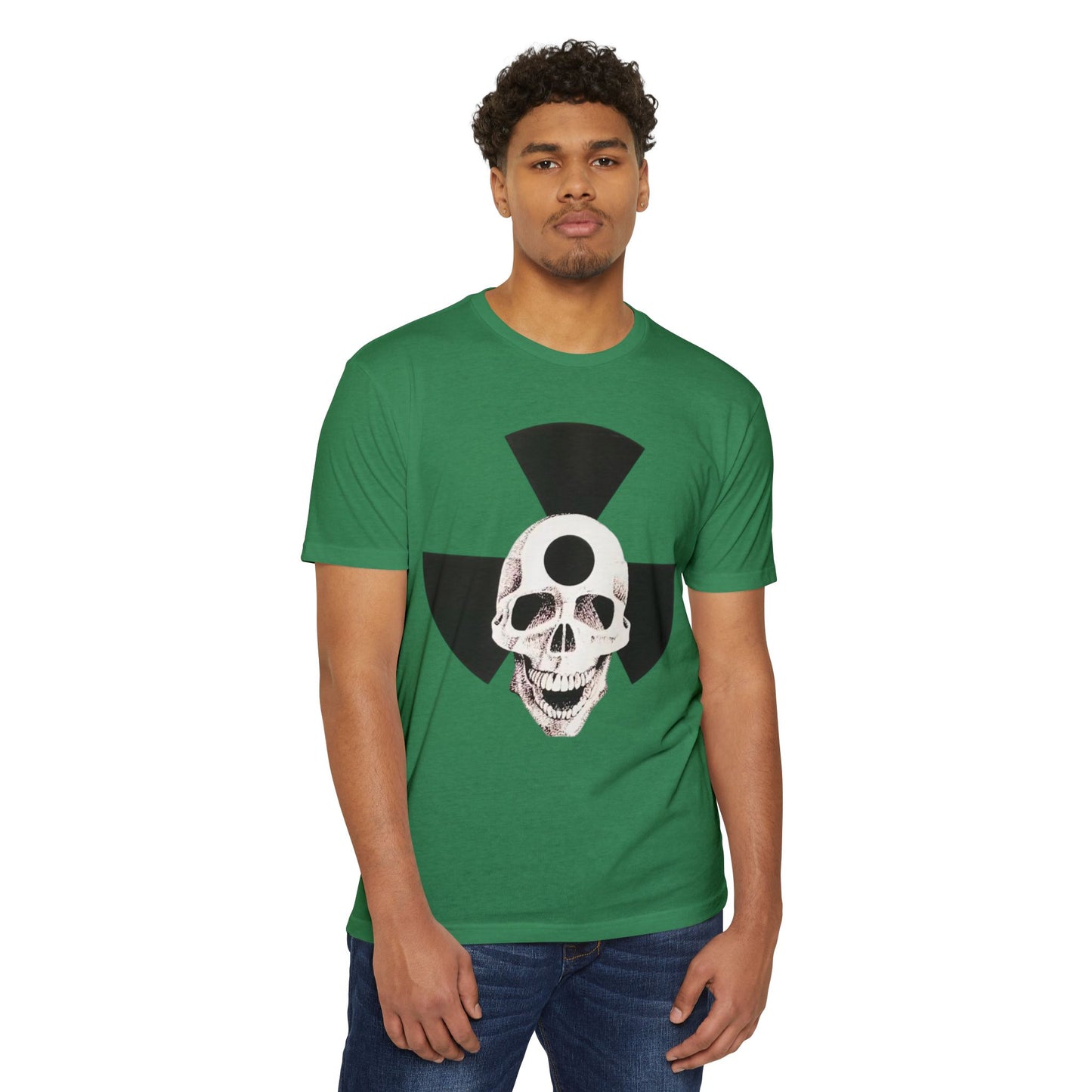 Skull Target T‑Shirt — Retro Radiation Graphic Tee