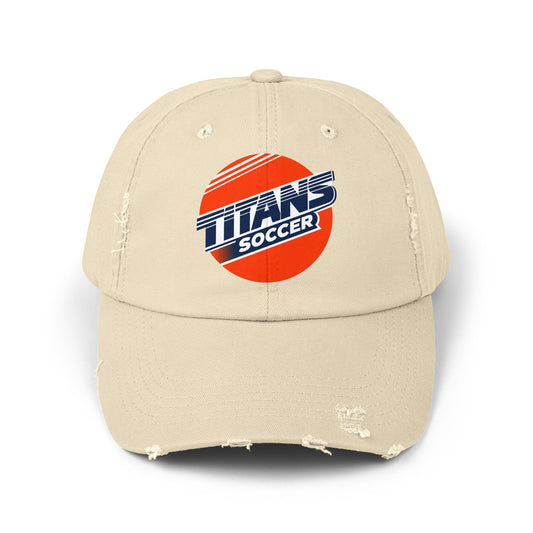 Titans Soccer Logo Cap | Distressed Baseball Hat