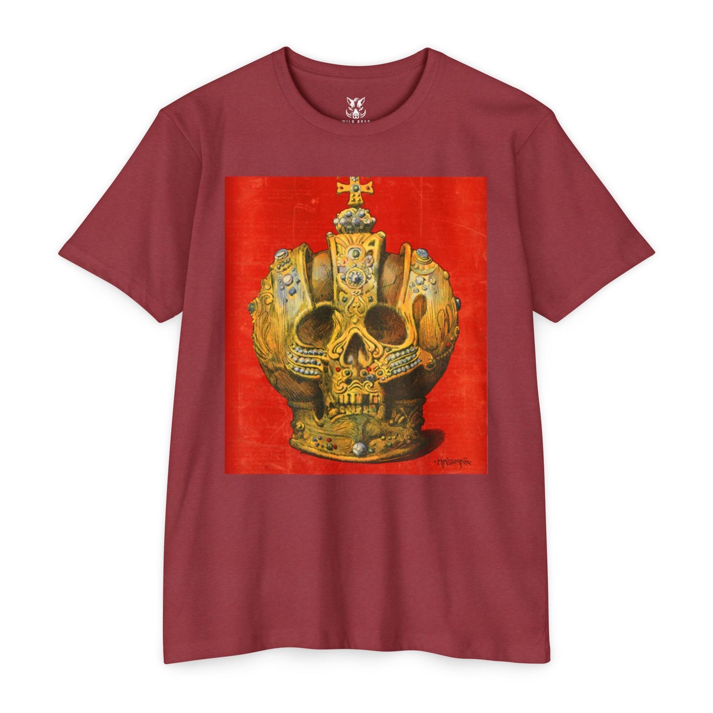Skull Crown T-Shirt — Gothic Royalty Graphic Tee