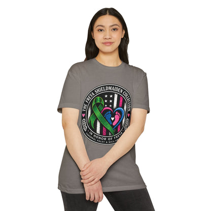 Shieldmaiden Tribute T-Shirt — 'The Freya Shieldmaiden Collection' Memorial Design