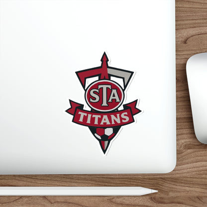 Titans Soccer Logo Die-Cut Sticker — STA School Spirit Decal