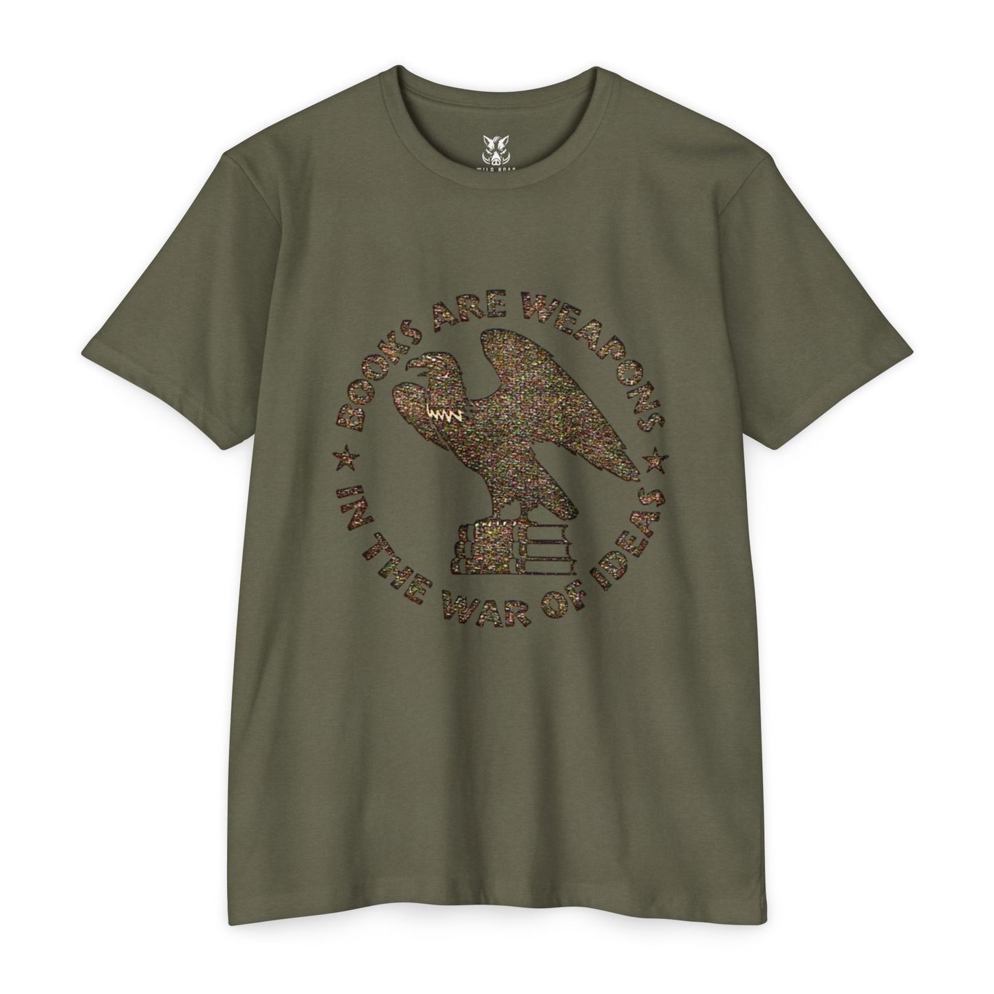 Books Are Weapons T‑Shirt — Vintage Eagle & Books Graphic Tee